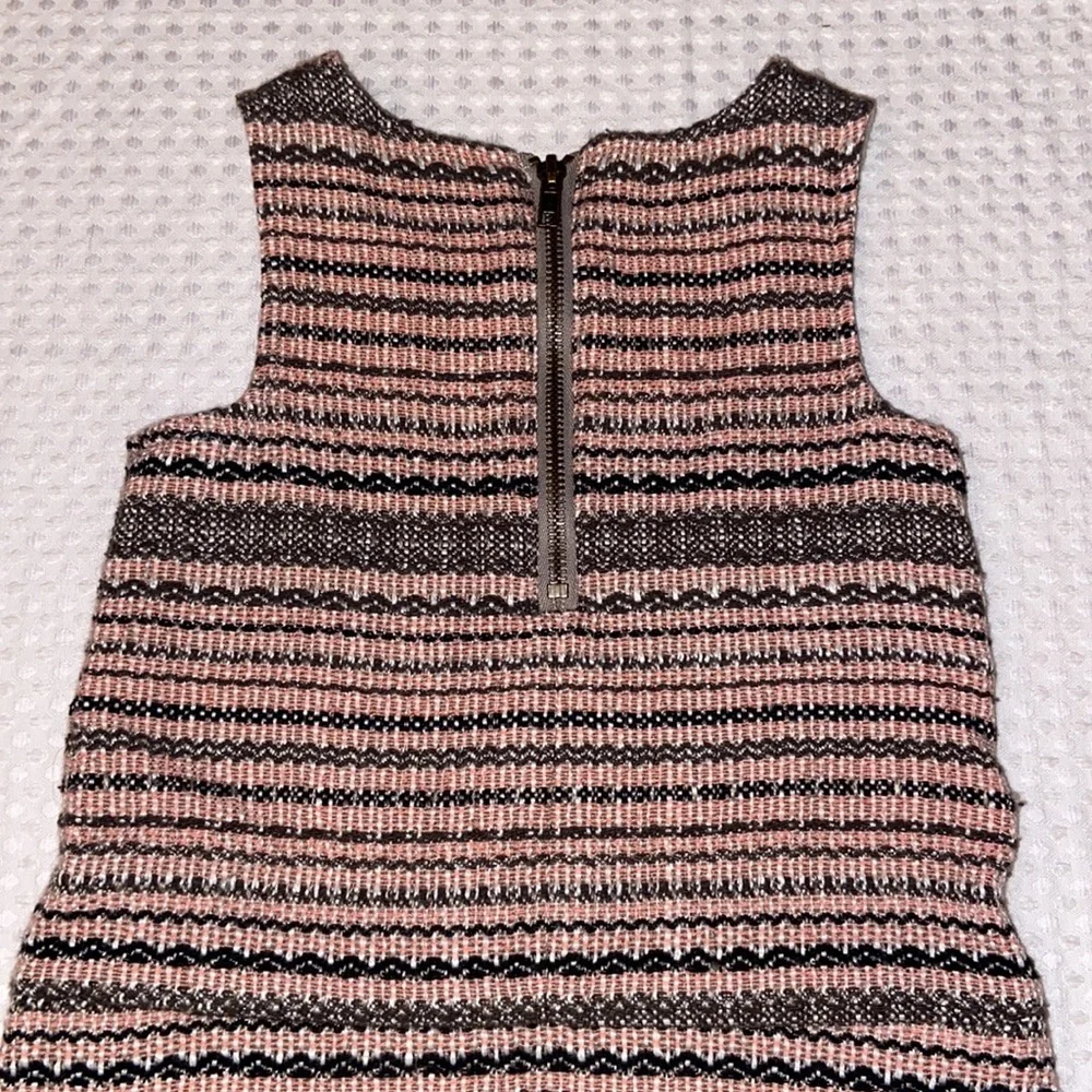 GENUINE KIDS by OSH KOSH Size 3T Girls Tweed Jumper Dress Pink Gray